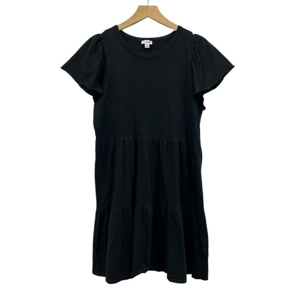 J. Crew Dresses & Skirts - J Crew Black Tiered Mini Dress SMALL